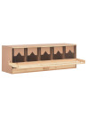 Chicken Laying Nest 5 Compartments 117x33x38 cm Solid Pine Wood