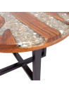 Coffee Table Teak Resin 60 cm