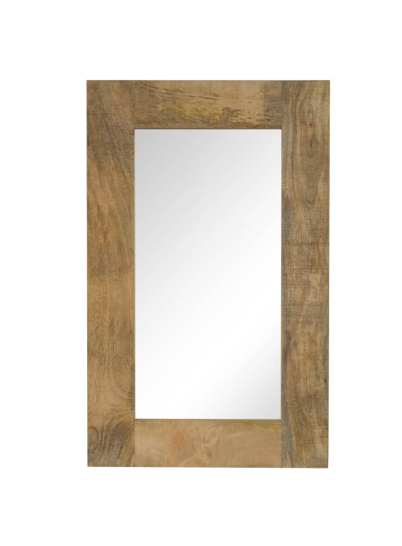 Mirror Solid Mango Wood 50x80 cm