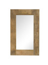 Mirror Solid Mango Wood 50x80 cm