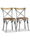 Dining Chairs 2 pcs Solid Mango Wood