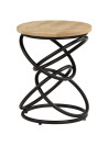 End Table Solid Mango Wood 40x50 cm
