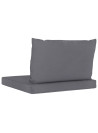 Pallet Cushions 2 pcs Anthracite Oxford Fabric