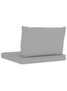 Pallet Cushions 2 pcs Grey Oxford Fabric