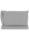 Pallet Cushions 3 pcs Grey Oxford Fabric