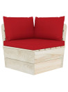 Pallet Cushions 3 pcs Red Oxford Fabric