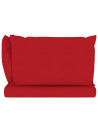 Pallet Cushions 3 pcs Red Oxford Fabric