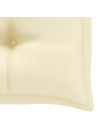 Garden Bench Cushion Cream White 100x50x7 cm Oxford Fabric