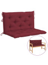 Garden Bench Cushions 2 pcs Wine Red 100x50x7cm Oxford Fabric