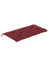 Garden Bench Cushions 2 pcs Wine Red 100x50x7cm Oxford Fabric