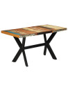Dining Table 140x70x75 cm Solid Wood Reclaimed