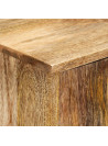 Highboard 80x30x95 cm Solid Rough Wood Mango