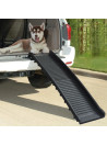 Folding Dog Ramp Black 155.5x40x15.5 cm