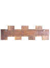 Coat Rack with 7 Hooks Solid Reclaimed Wood