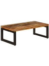 Coffee Table 100x50x35 cm Solid Reclaimed Wood and Steel