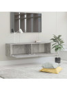 TV Cabinet Concrete Grey 120x30x30 cm Engineered Wood