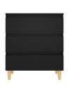 Sideboard Black 60x35x69 cm Engineered Wood