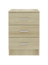 Bedside Cabinets 2 pcs Sonoma Oak 38x35x56 cm Engineered Wood