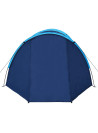 Camping Tent 4 Persons Navy Blue/Light Blue