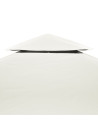 Gazebo Cover Canopy Replacement 310 g / m² Cream White 3 x 3 m