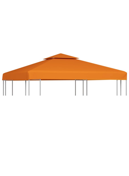 Gazebo Cover Canopy Replacement 310 g / m² Orange 3 x 3 m