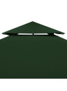 Gazebo Cover Canopy Replacement 310 g / m² Green 3 x 4 m