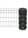 Garden Border Fence Powder-coated Iron 25x0.65 m