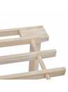 3-Tier Shoe Racks 2 pcs Solid Fir Wood