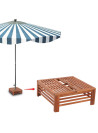 Wooden Parasol Stand Cover