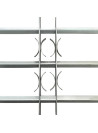 Adjustable Security Grille for Windows with 3 Crossbars 700-1050 mm