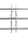 Adjustable Security Grille for Windows with 3 Crossbars 500-650 mm