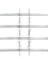 Adjustable Security Grille for Windows with 4 Crossbars 500-650 mm