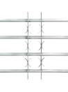 Adjustable Security Grille for Windows with 4 Crossbars 1000-1500 mm