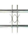 Adjustable Security Grille for Windows with 2 Crossbars 700-1050 mm