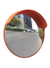 Convex Traffic Mirror PC Plastic Orange 45 cm Outdoor
