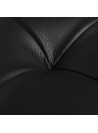 Storage Ottoman Artificial Leather Black