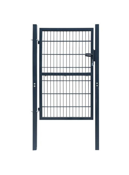 2D Fence Gate (Single) Anthracite Grey 106 x 210 cm