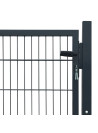 Fence Gate Steel Anthracite 105x150 cm