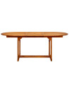 Garden Table 200x100x75 cm Solid Acacia Wood