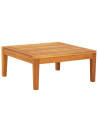 Garden Table 64x64x29 cm Solid Acacia Wood