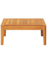 Garden Table 64x64x29 cm Solid Acacia Wood
