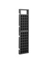3-Panel Room Divider/Trellis Solid Fir Wood Black 121x180 cm