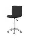 Swivel Office Chair Black Fabric