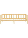 Day Bed Solid Pinewood 90x200 cm