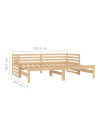 Pull-out Day Bed Solid Pinewood 2x(90x200) cm