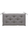 Garden Bench Cushions 2 pcs Grey 100x50x7cm Oxford Fabric