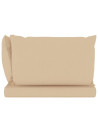 Pallet Cushions 3 pcs Beige Oxford Fabric