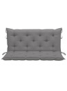Garden Bench Cushions 2 pcs Grey 120x50x7cm Oxford Fabric