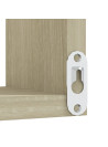 Wall Corner Shelf Sonoma Oak 40x40x50 cm Engineered Wood