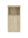 Side Table Sonoma Oak 36x30x56 cm Engineered Wood